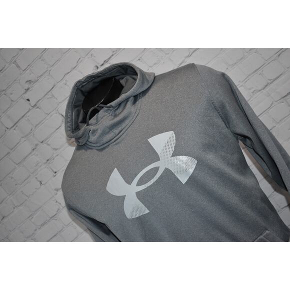Under Armour Hoodie Mens Size XL Loose Gray ColdGear Polyester Performance - Picture 1 of 8